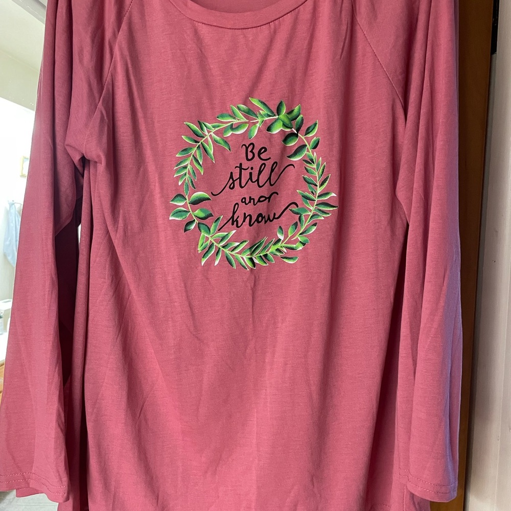 Be Still and Know top size XL